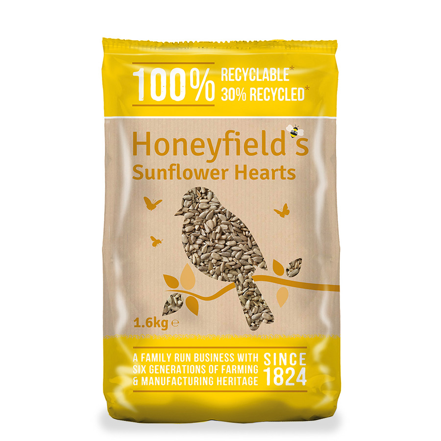 Honeyfields Simply Sunflower Hearts 12.55kg